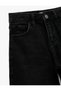 Cotton Loose Fit Wide Leg Denim Trousers - 4