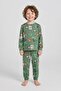 Computer Game Patterned Boys' Pajama Set