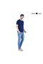 Round Neck Tshirt for Men – 100% Combed Cotton, Comfort Fit Casual T-Shirt, Navy, 1 Piece - 4