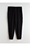 Two Mt Shop Quality Lcw Everyday Black Women's Jogger Sweatpants with Elastic Waistband - 3