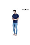 Round Neck Tshirt for Men – 100% Combed Cotton, Comfort Fit Casual T-Shirt, Navy, 1 Piece - 3