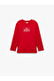 Cotton Long Sleeve Crew Neck Republic Printed T-Shirt - 2