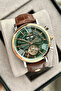Rd333375M Leather Cord Automatic Men's Wristwatch