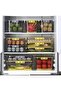 Vegetable and Fruit Storage Containers with Lids,Refrigerator Organizer Bins with Drain Tray and Air Vent,Stackable Food Freshness Keeper for Fridge and Freezer - 2