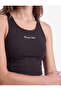Slim Fit Interlock Fabric Back Detailed Crew Neck Printed Sports Bra - 4