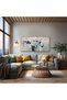 Vintage-Style Minimalist Canvas Artwork 60x120cm – With Outer Frame Personalized Framed Decor - 2