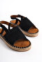 Women's Straw Sole Sandals - 8