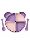 7-Piece Dinner Set/ Lilac-Purple - 4