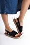Women's Straw Sole Sandals - 6
