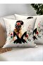 Special Design 2-Piece Velvet Decorative Throw Pillow Cover - Double-Sided Printing