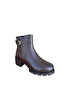 Yldz-27362-1 Brown Genuine Leather Women's Classic Boots - 2