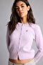 Slim Fit Crew Neck Buttoned Soft Fabric Cardigan E8236Ax26Au - 3