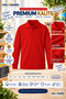 Unisex Long Sleeve Polo Neck Cotton School T-shirt
