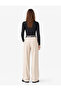 Slim Fit Long Sleeve Drape Detailed High Neck Bodysuit - 3