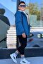 Boy's Hooded Fur Oversize Winter Coat Km4050 - 3