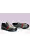 230 Orthopedic Genuine Leather Women's Shoes Black Khaki - 4