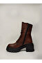 Yldz-52671-1 Genuine Leather Women's Boots Brown - 2