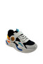 Py24-1618 Boy's Sports Shoes - White Blue Booties - 3