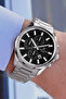 Gift Original Men's Wristwatch 3 ATM Waterproof Silver Color Steel Strap Dke2023c1 - 5