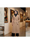 Lined Belted and Buttoned Premium Hijab Coat - 5
