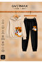 Baby Tiger Printed Children's Hooded Sweatshirt Set – Ages 3-12