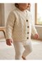 Cotton Knitwear Cardigan 1 Year Old 2 Year Old 3 Year Old White Girls' Cardigan