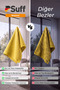 Begonie Microfiber Dusting Cloth Non-Marking Door and Wall Cleaning Cloth 40X40 cm Yellow - 5