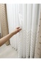 Sarel 1-085P Linen 1/3 Pleated Tulle Curtain Apm