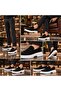 Kb-X11 Kuback Black Suede Casual Men's Shoes - 4