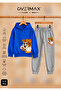 Baby Tiger Printed Children's Hooded Sweatshirt Set – Ages 3-12