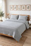 100% Cotton Dual Double Pique Set |   200X230 Pike + 160X200 Elastic Sheet + 2 Pillowcases