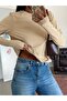 Plain Basic Long Sleeve - Beige - 2