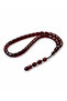 Cherry Color Fire Amber Prayer Beads - Barley Cut - Daily Use Men's Prayer Beads