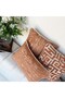 "Amber & Maze" Decorative Throw Pillow Cover Set - 3