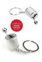 Movable Car Shift Shaped Keychain Six Speed Manual Shift Gear Shifter Knob Metal Keychain - 2