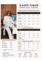 Women's Shirt with Bead Embroidery on Front and Sleeves, Standard Pants Size Suit - 2