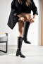 Genuine Leather Heeled Stylish Boots - 3