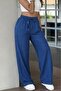 Women's High Waist Elastic Lace-Up Jeans - 2