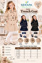 Girl's Trench Coat with Belt, Buttons, Stylish Pockets, Seasonal Coat - 6