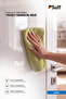 Lotus Microfiber High Absorbent Multi-Purpose Kitchen Cleaning Cloth 40X40 cm Green - 4