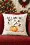 Pumpkin Patterned Autumn Themed Decorative Throw Pillow Cover 43X43 cm - 2