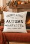 Autumn Patterned Throw Pillow Cover - 5