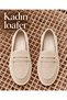 Women's Beige Loafer Shoes Suede Classic Daily Stylish Comfort Casual Shoes