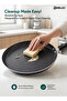 Granite Nonstick Tawa Pan, 28 cm, Grey - 8