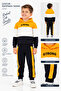 Boys Long Sleeve Casual Bottom Top Set for Nursery and School