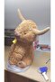 Toy Plush Cute Sleeping Companion Giant Size Horned Bull 90 cm - 2