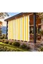 Balcony Curtain Enxboy Optional Lace-Up Balcony Tarpaulin Yellow White Ty801 - 3