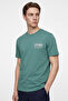 Crew Neck Letter Printed Men's T-Shirt - 2