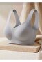 Thick Strap Laser Cut Bra with Pads - Invisible - No Trace - Underwire-Free Gathering Push up