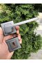 Sofuoğlu Lüx Anka Square Rosette Door Handle (Room) Matte Andesite - 3